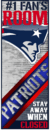Placa para Habitacion de Aluminio Serie NFL