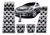 Kit Pedaleira e Descanso de Pé em Aço Inox Honda Civic G8 - Manual