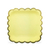 Platos Cuadrados Amarillo Pastel con Borde Dorado 19 cms - 8 unidades - comprar online