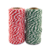 Baker's Twine Navidad - 2 rollos: Verde con Blanco y Rojo con Blanco