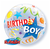 Globo Burbuja Birthday Boy. 56 cms. - comprar online