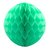 Bolas de panal de abeja en papel seda verde pastel. 30, 25 y 15 cms de diámetro. - comprar online