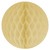 Bolas de panal de abeja en papel seda arena. 30, 25 y 15 cms de diámetro. - comprar online