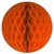 Bolas de panal de abeja en papel seda naranja. 30, 25 y 15 cms de diámetro. - comprar online