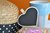 Mini Pizarrón en forma de corazón con clip de Madera - comprar online