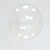 Deco Burbuja Transparente marca Qualatex. 61 cms.