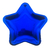 Platos en Forma de Estrella Metalizado Azul - 6 unidades - comprar online