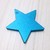 Etiquetas para colgar en forma de estrella - Azul Eléctrico. Paquete x 12 unidades. en internet