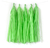 Pompones de Flecos en Papel Seda Verde Limón. 35 cms de largo. Paquete x 5 unidades