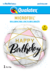 Globo Metalizado - Happy Birthday Marmol y Rosado. 46 cm - comprar online