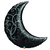 Globo Metalizado - Black Halloween Moon. 82 cms. - comprar online