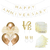 Kit de Aniversario LOVE Blanco y Dorado