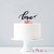 Topper para torta - Love en internet