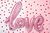 Globo Metalizado LOVE Rosado - comprar online