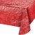 Mantel Rectangular Rojo Metalizado