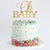 Topper para torta - Oh Baby Dorado