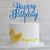 Topper para torta - Happy Birthday Azul - Ohlalá Celebraciones