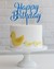 Topper para torta - Happy Birthday Azul - tienda online