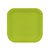 Platos Cuadrados de Cartón Verde Biche 19 cms. 8 unidades - comprar online