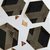 Platos Hexagonales Art Deco Grandes 23 cms - 8 unidades - comprar online