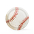 Platos Redondos de Cartón Pelota de Baseball. 18 cms - 8 unidades