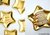 Platos en Forma de Estrella Dorado Metalizado - 6 unidades - Ohlalá Celebraciones