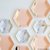 Platos Hexagonales Blush Durazno 26 cms - 8 unidades - comprar online
