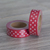 Washi Tape Polka Blanco sobre Rojo