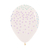 Globo R12 (28 cms) Cristal Confetti Pastel. 6 Unidades