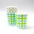 Vasos de Cartón Mantel de Picnic Azul y Verde. 8 unidades - comprar online