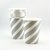 Vasos de Cartón Rayas Diagonales Gris y Blanco. 8 unidades - comprar online