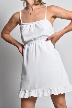 Vestido RONDA blanco - tienda online