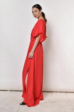 Vestido RUNA rojo - tienda online