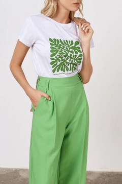 Pantalón DUTCH verde - comprar online