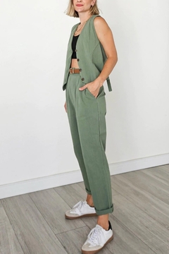 Pantalón Sienna verde - tienda online