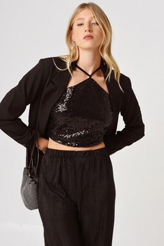 Top praga negro - tienda online