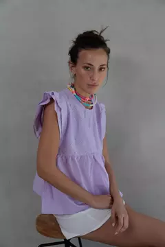 Blusa Concepción lavanda - Feria en Baires