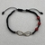 Trenzado Infinito con Howlite Rojo