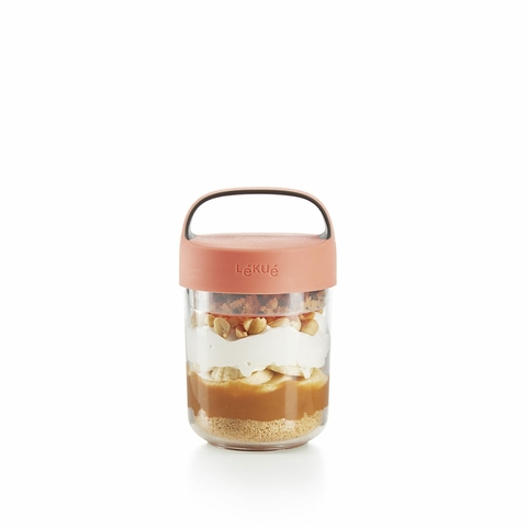 Lékué® Jar to Go 400 Ml Lunchera Coral (LJTG4-CO)