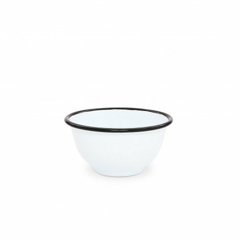 Nonfork® Enamelware Vintage Classic Bowl 14x7 Cm B/N (N832021N)