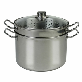 Olla Pasta Acero 8L 4 pz. (AX4408)