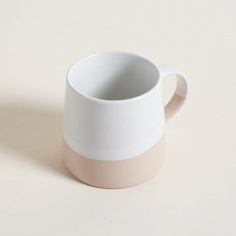 Mug Conico Hueso Y Beige 513 Ml (0510236) - comprar online