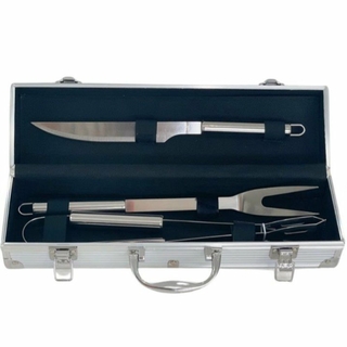 Set Asado Estuche Aluminio 3 Pzas (PA0733)