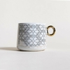 Mug Flowers Asa Dorada 440 Ml (0510318)