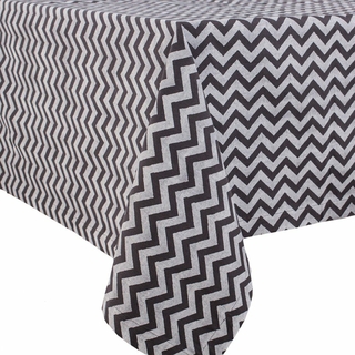 Mantel Zig Zag Gris Y Blanco 1.4 x 3 Mts (MZIGGR3)