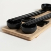 Set De Sushi Para Bamboo y Porcelana Negro (0509021) - comprar online