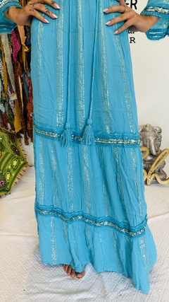 VESTIDO LARGO BOHO MARTINICA - Shanti Hippie Chic