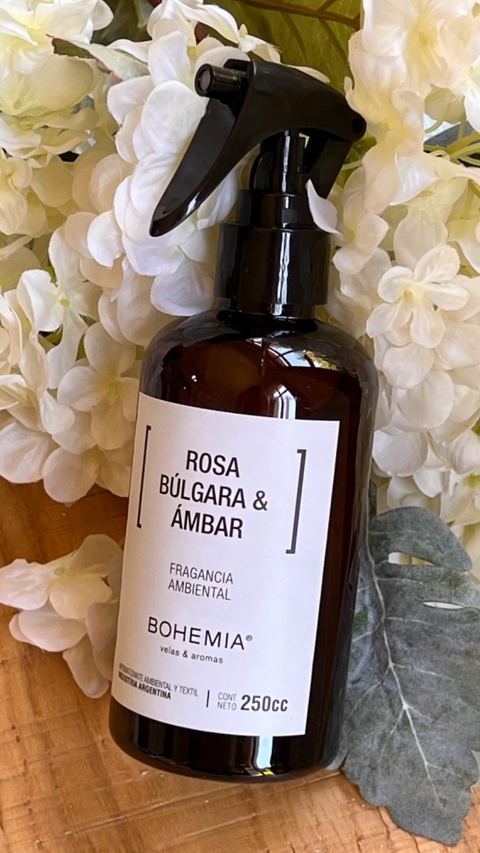 Spray Rosa Búlgara y Ámbar