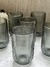 Set x 6 Vasos Vidrio Grises - comprar online