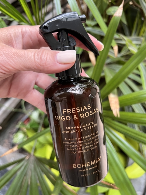 Spray Natural Fresias, Higo y Rosas